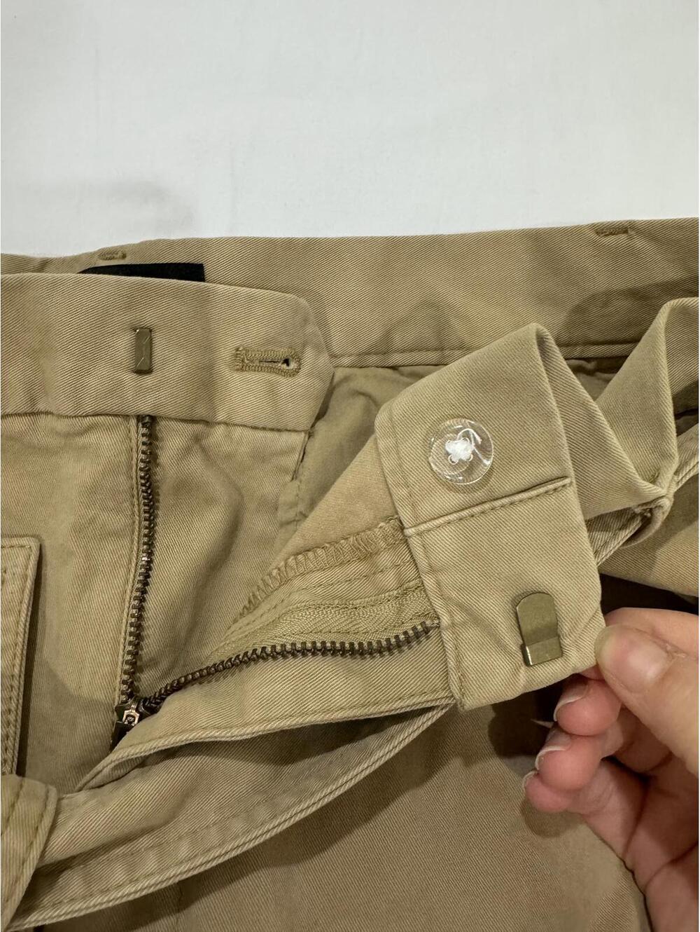 NWT Banana Republic Belted Authentic Chino Shorts Tan Khaki 16 - Picture 5 of 9